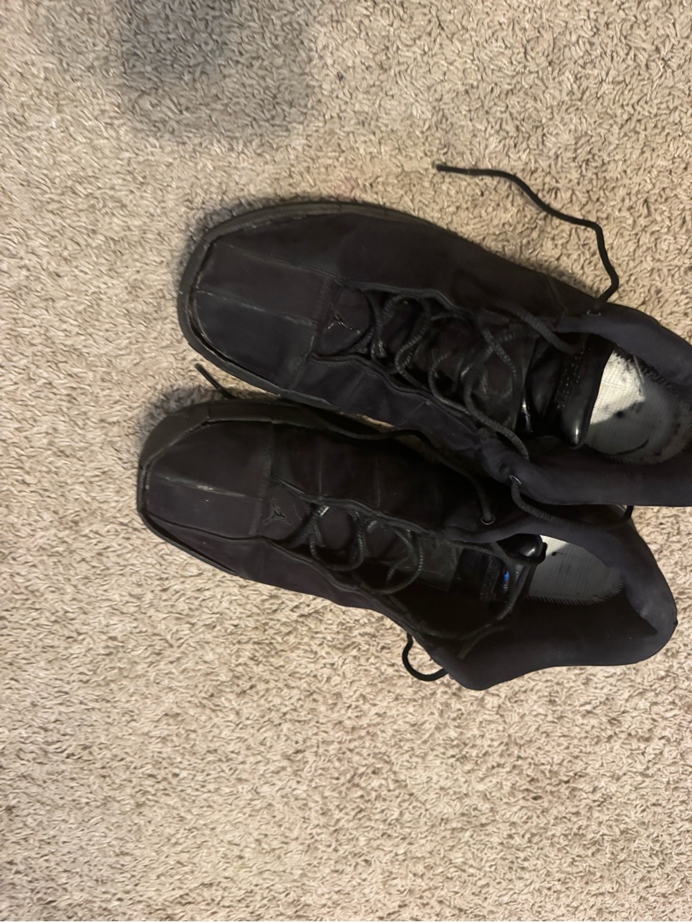 Jordan Men’s Black Athletic Basketball Sneakers Shoes Size 13 Lace-Up